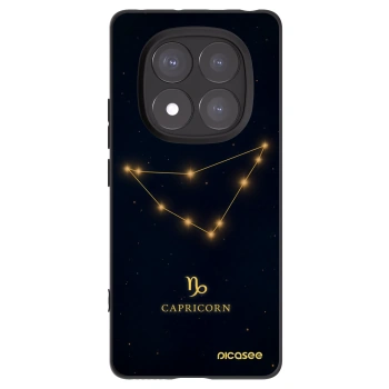 Picasee crna silikonska maskica za Xiaomi Redmi Note 14 Pro 5G - CAPRICORN