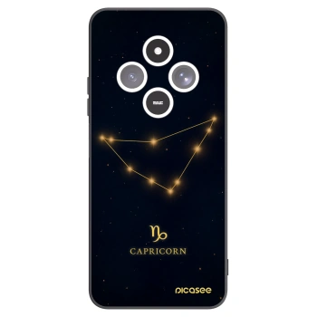 Picasee crna silikonska maskica za Xiaomi Redmi 14C - CAPRICORN