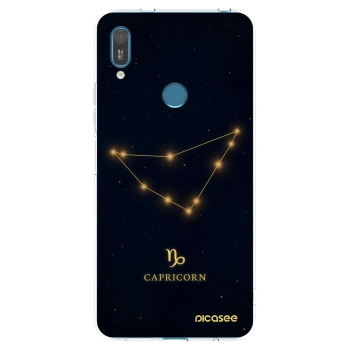 Picasee silikonska prozirna maskica za Huawei Y7 2019 - CAPRICORN