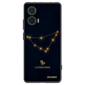 Picasee crna silikonska maskica za Motorola Moto G35 5G - CAPRICORN