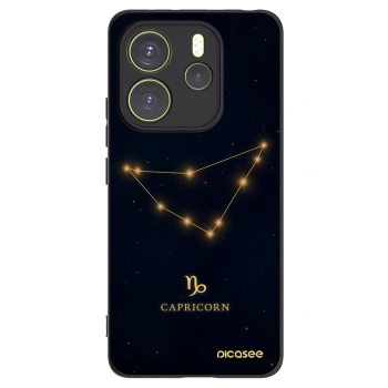 Picasee crna silikonska maskica za Xiaomi Redmi Note 14 4G - CAPRICORN