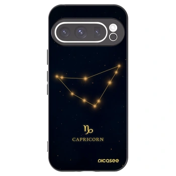 Picasee crna silikonska maskica za Google Pixel 9 Pro - CAPRICORN