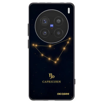 Picasee crna silikonska maskica za Vivo X200 Pro - CAPRICORN