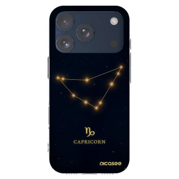 Picasee silikonska prozirna maskica za Apple iPhone 17 Pro - CAPRICORN