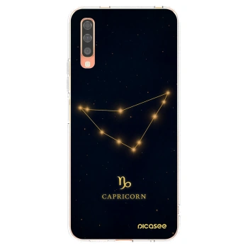 Picasee silikonska prozirna maskica za Samsung Galaxy A70 A705F - CAPRICORN