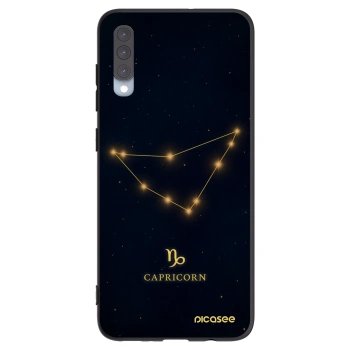 Picasee crna silikonska maskica za Samsung Galaxy A70 A705F - CAPRICORN