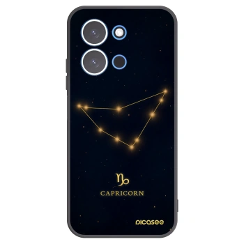 Picasee crna silikonska maskica za Xiaomi Redmi 15C 4G - CAPRICORN
