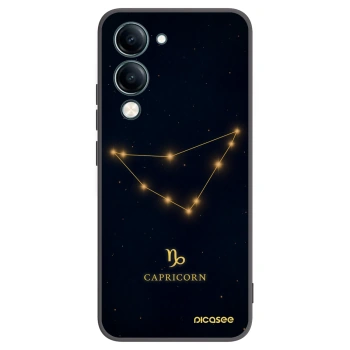 Picasee crna silikonska maskica za Vivo Y29s 5G - CAPRICORN