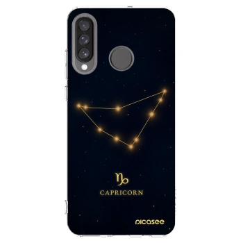 Picasee silikonska prozirna maskica za Huawei P30 Lite - CAPRICORN