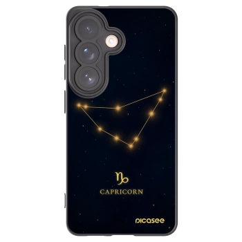 Picasee crna silikonska maskica za Samsung Galaxy S26 - CAPRICORN