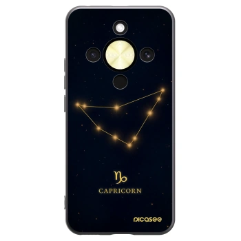Picasee crna silikonska maskica za Honor Magic8 Lite 5G - CAPRICORN