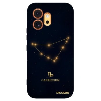 Picasee crna silikonska maskica za Honor 600 - CAPRICORN