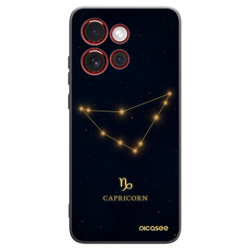 Picasee crna silikonska maskica za Motorola Edge 60 Neo 5G - CAPRICORN