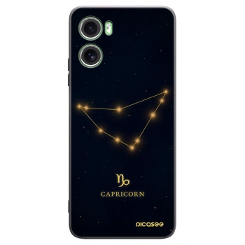 Picasee crna silikonska maskica za Motorola Moto G06 - CAPRICORN