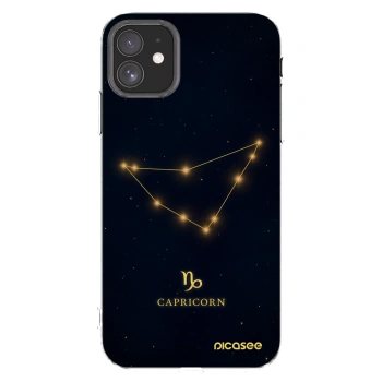 Picasee silikonska prozirna maskica za Apple iPhone 11 - CAPRICORN