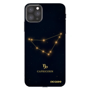 Picasee silikonska prozirna maskica za Apple iPhone 11 Pro Max - CAPRICORN