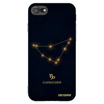 Picasee silikonska prozirna maskica za Apple iPhone 8 - CAPRICORN