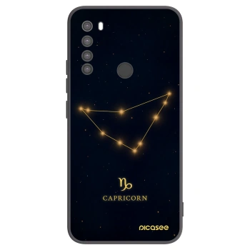 Picasee crna silikonska maskica za Xiaomi Redmi Note 8 - CAPRICORN