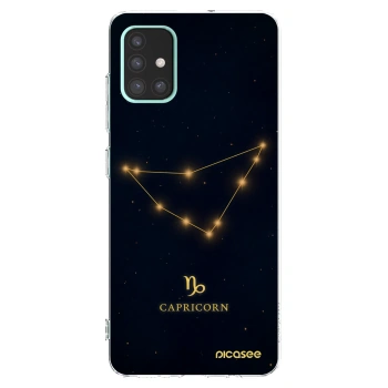 Picasee silikonska prozirna maskica za Samsung Galaxy A51 A515F - CAPRICORN