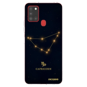 Picasee silikonska prozirna maskica za Samsung Galaxy A21s - CAPRICORN