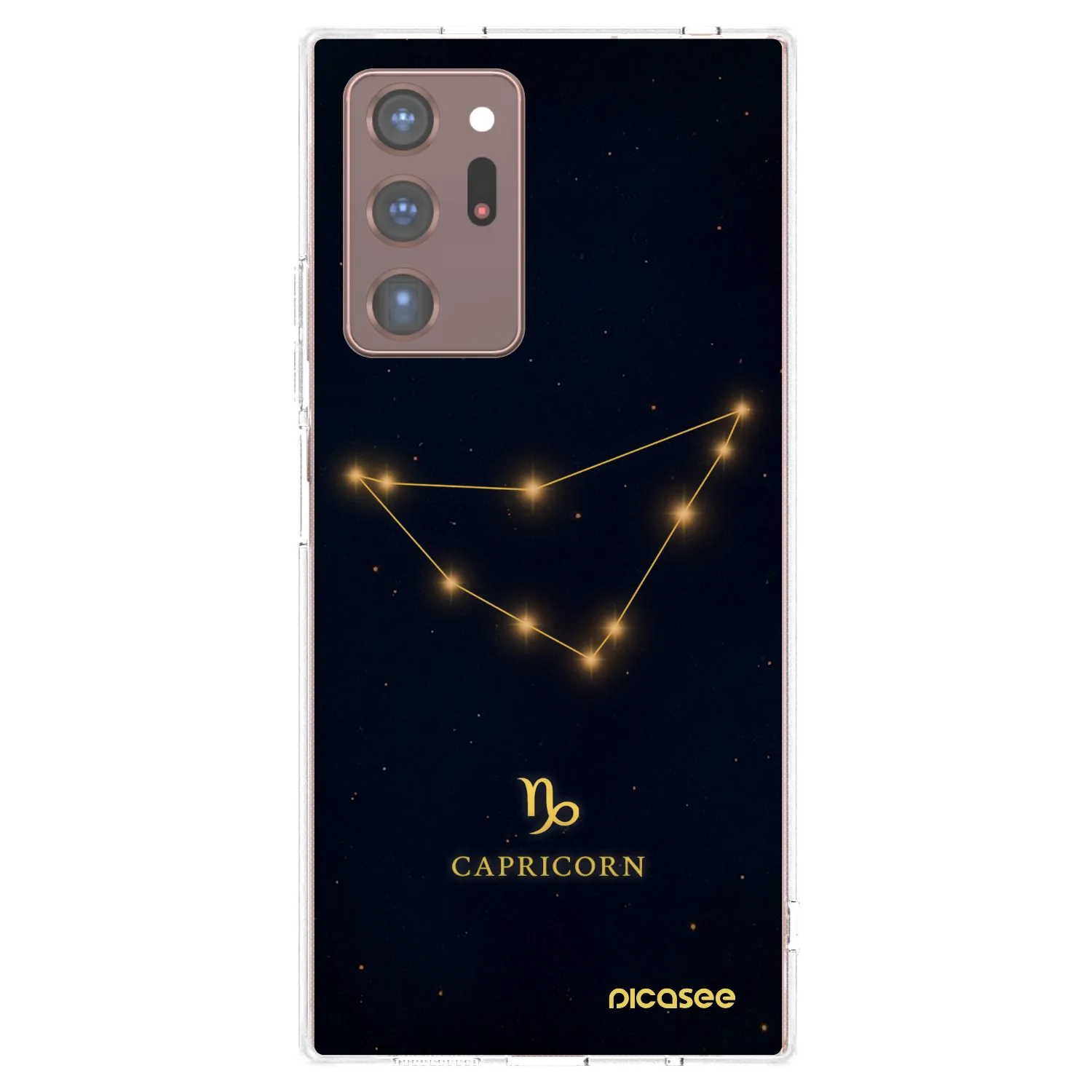 Picasee silikonska prozirna maskica za Samsung Galaxy Note 20 Ultra - CAPRICORN