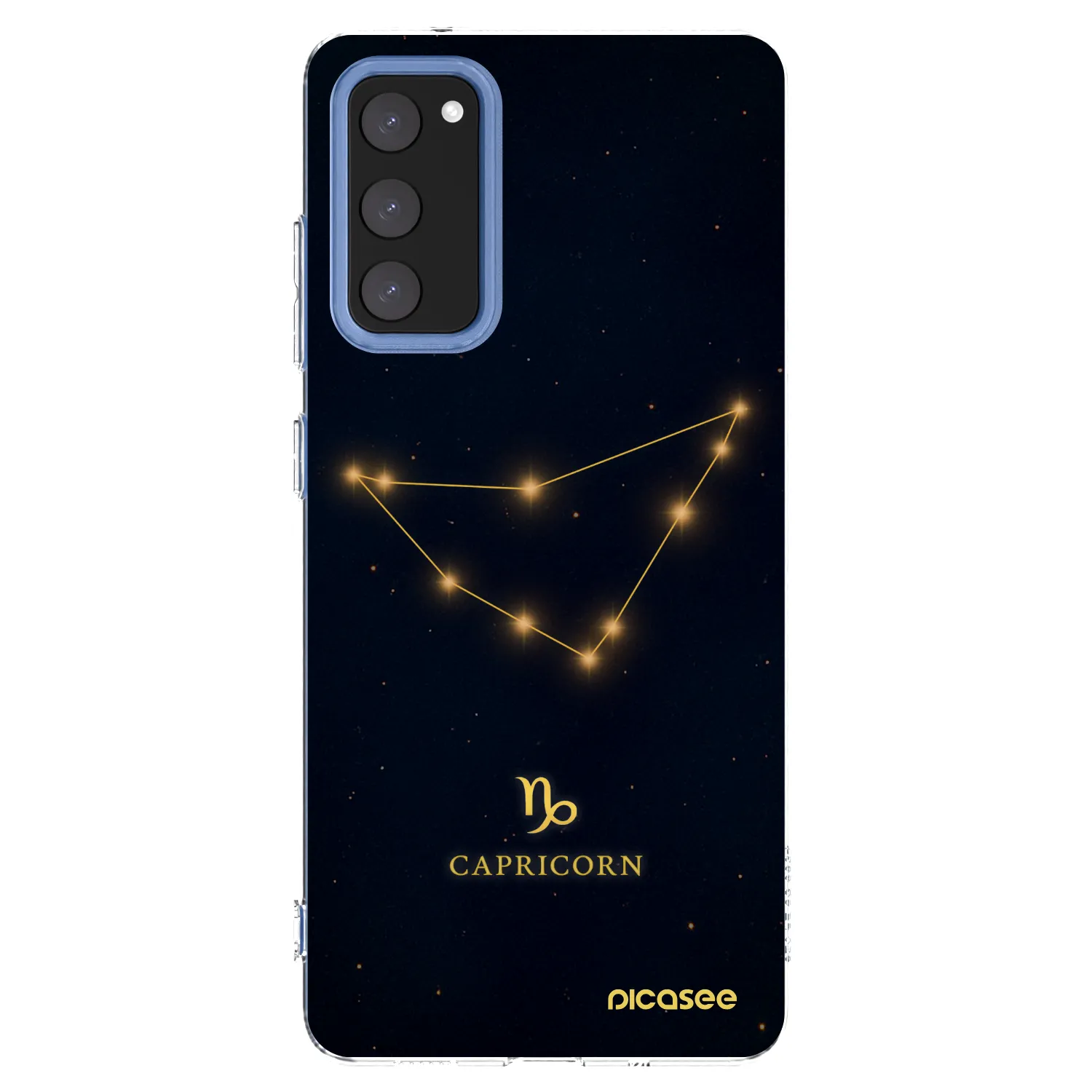 Picasee silikonska prozirna maskica za Samsung Galaxy S20 FE - CAPRICORN