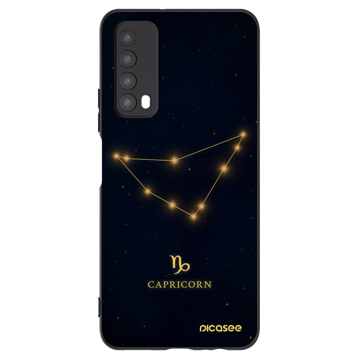 Picasee crna silikonska maskica za Huawei P Smart 2021 - CAPRICORN