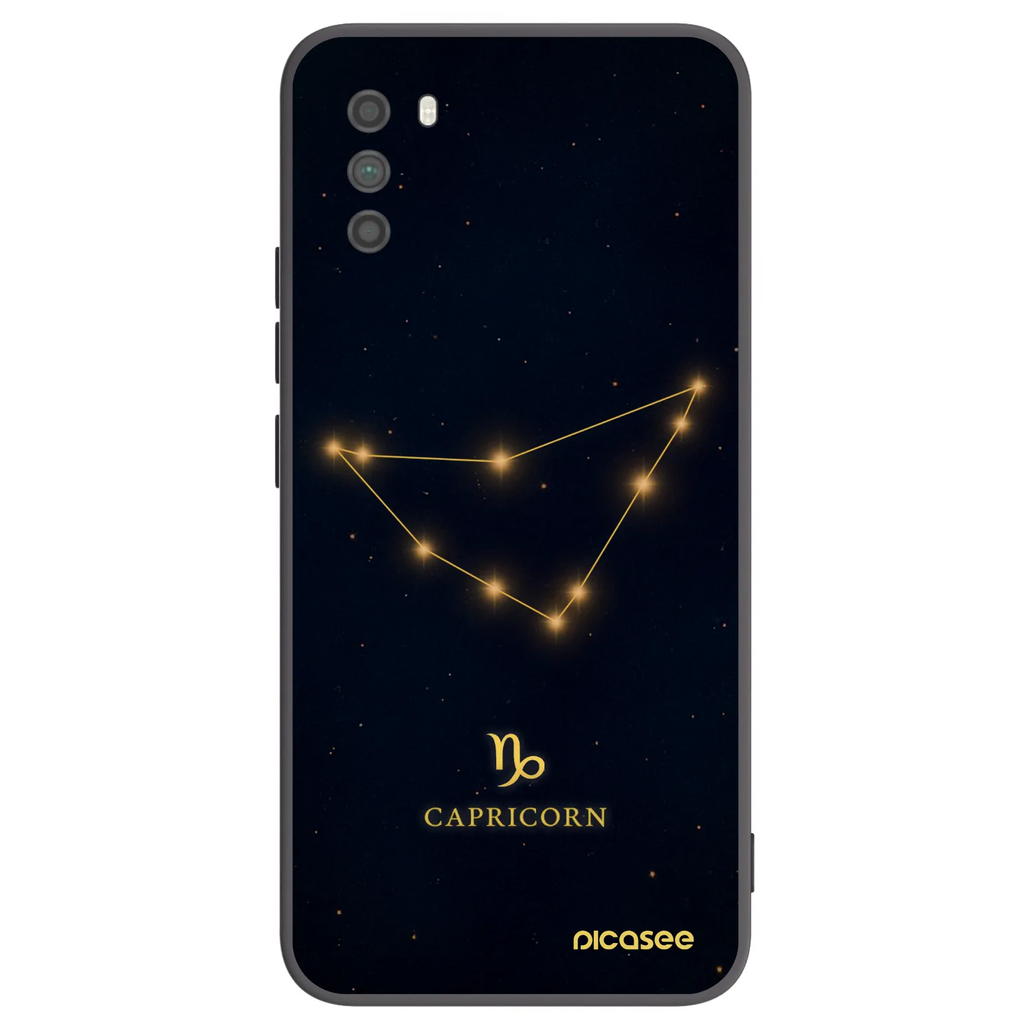 Picasee crna silikonska maskica za Xiaomi Poco M3 - CAPRICORN