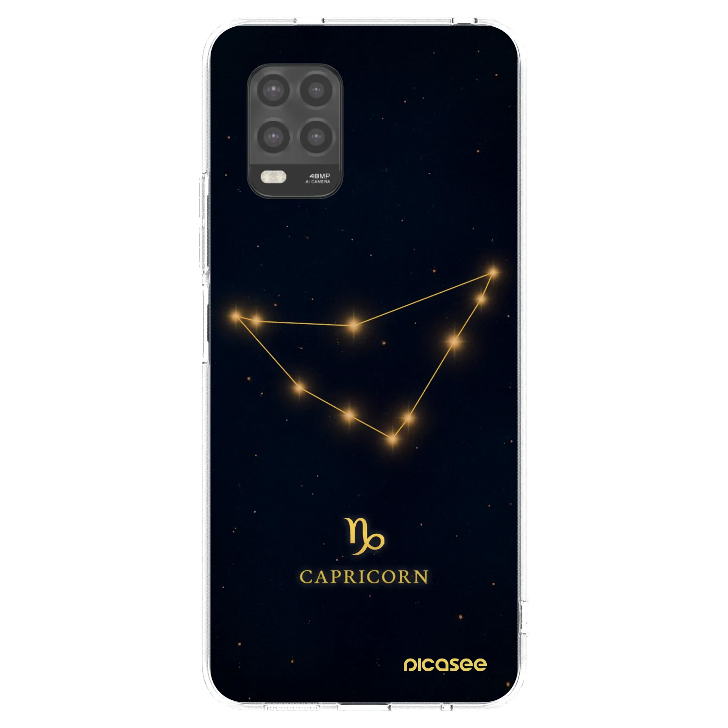 Picasee silikonska prozirna maskica za Xiaomi Mi 10 Lite - CAPRICORN