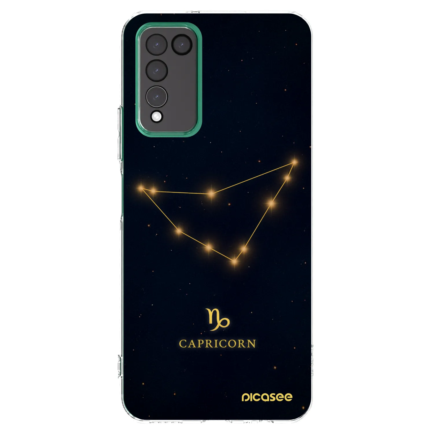 Picasee silikonska prozirna maskica za Honor 10X Lite - CAPRICORN