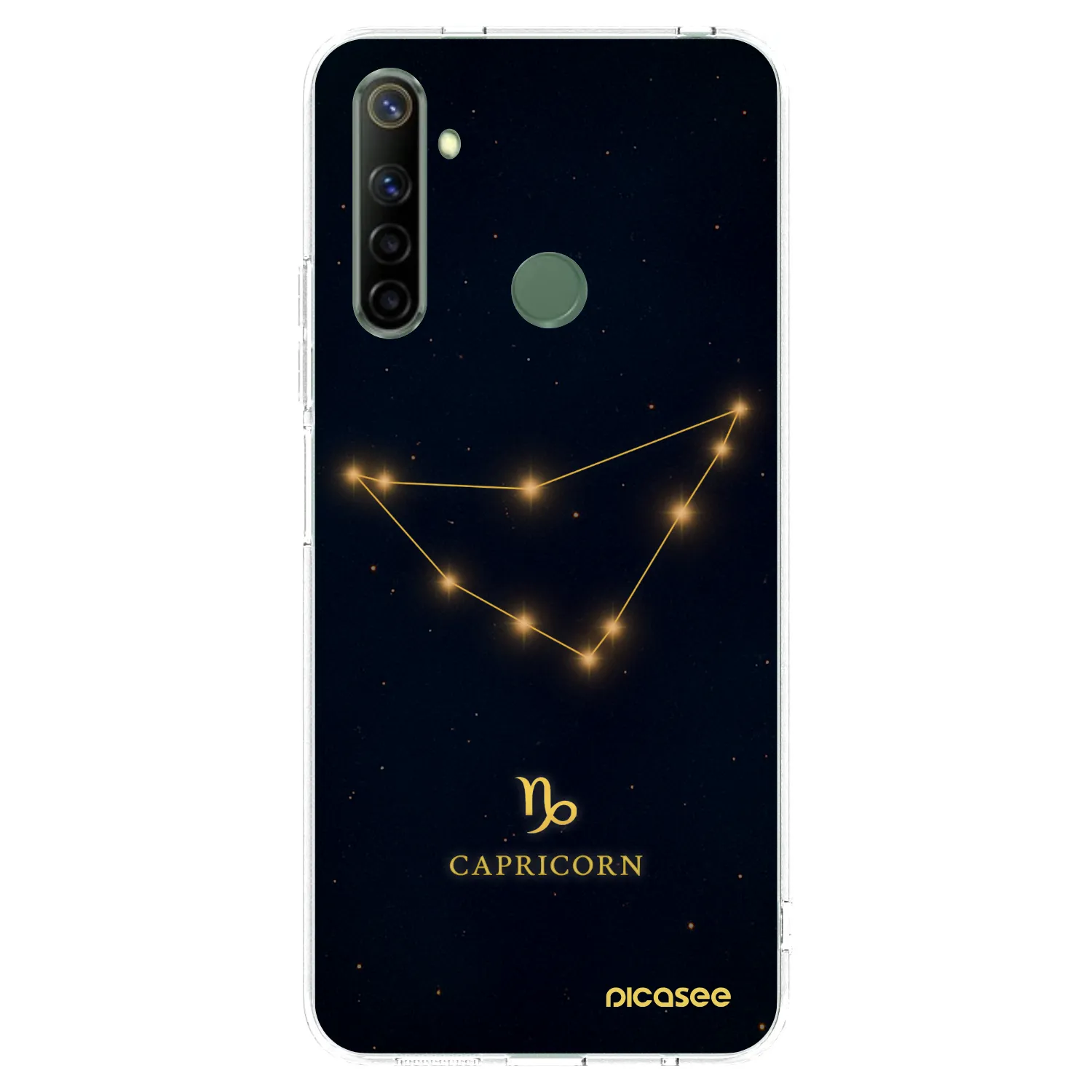 Picasee silikonska prozirna maskica za Realme 6i - CAPRICORN