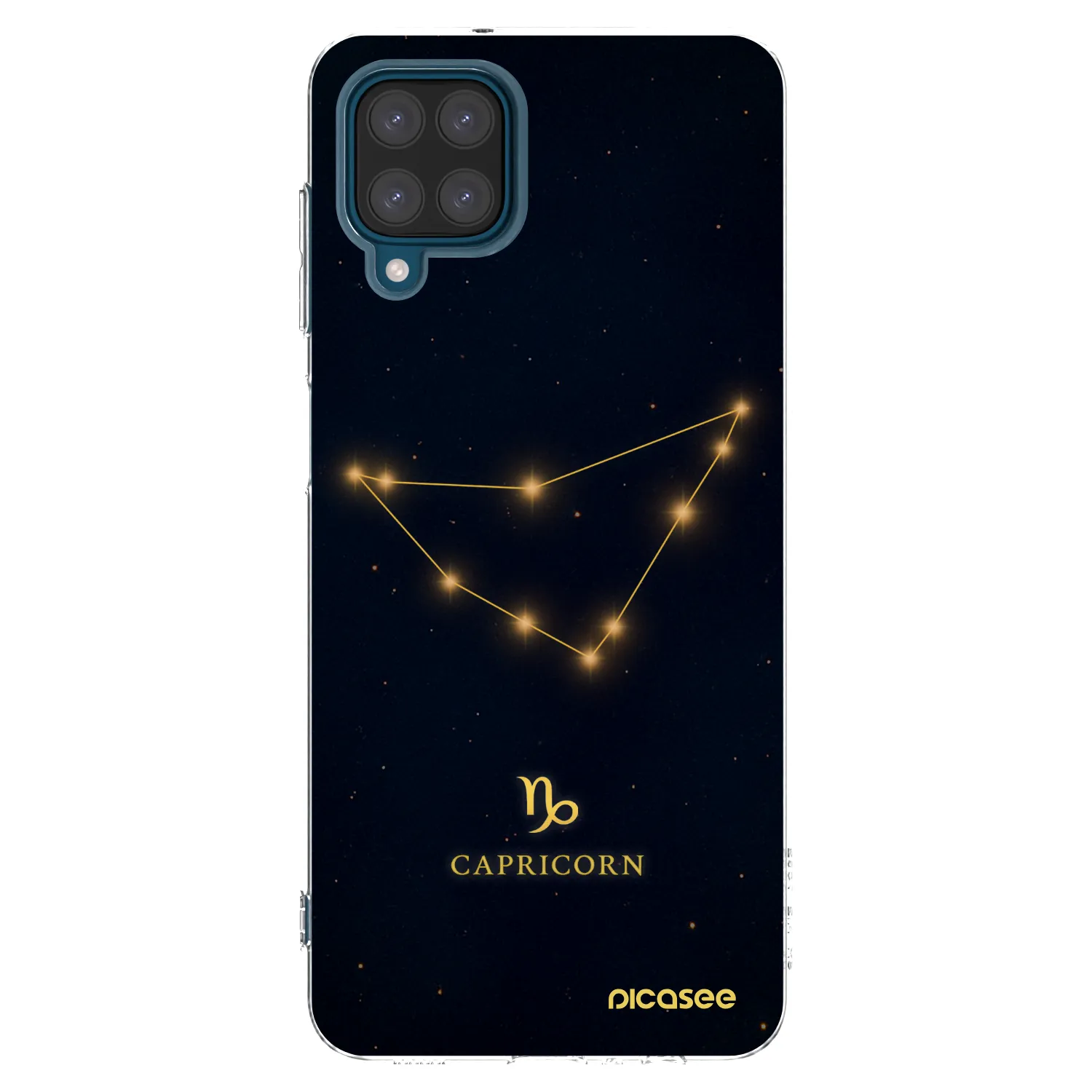 Picasee silikonska prozirna maskica za Samsung Galaxy A12 A125F - CAPRICORN
