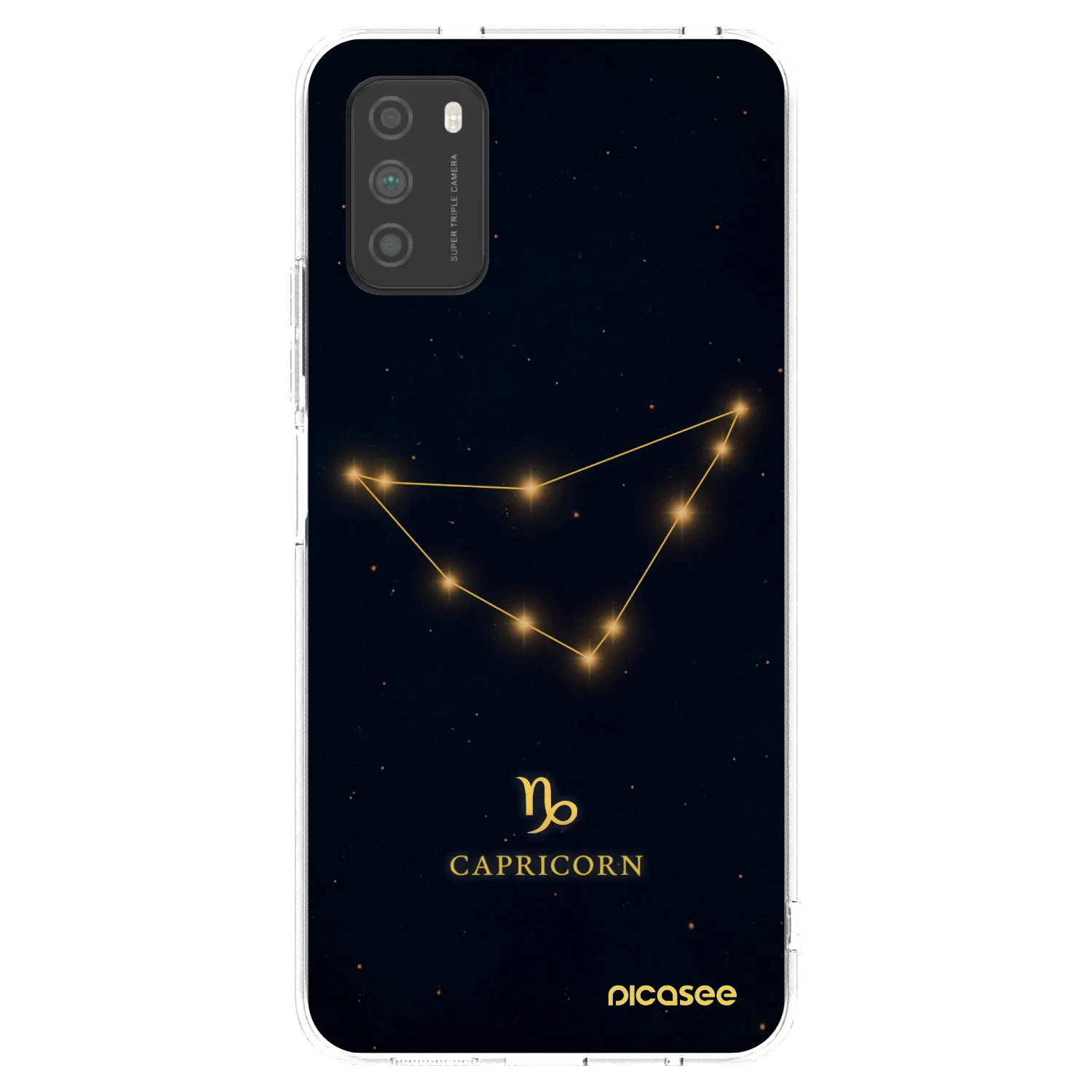 Picasee silikonska prozirna maskica za Xiaomi Poco M3 - CAPRICORN