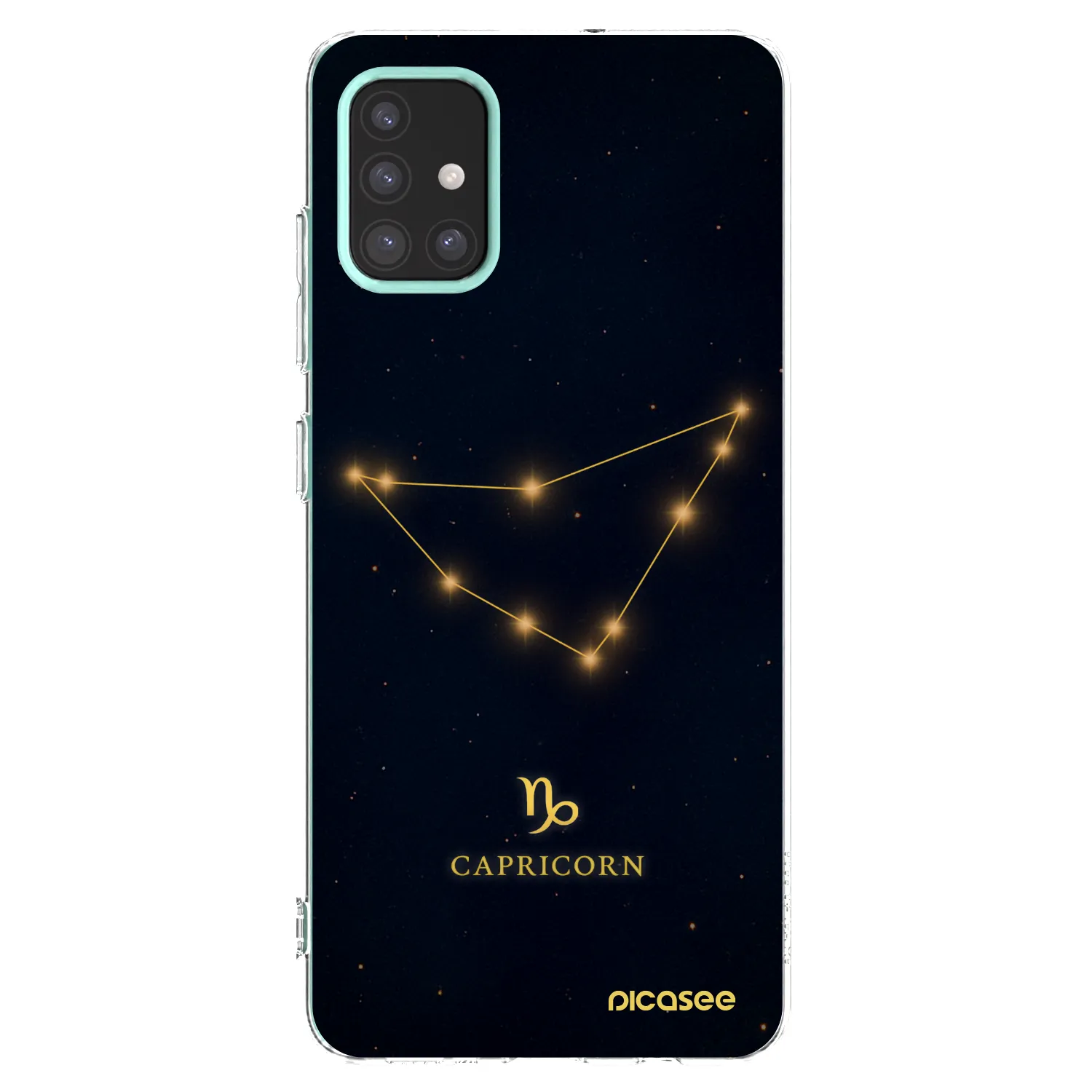 Picasee silikonska prozirna maskica za Samsung Galaxy M31s - CAPRICORN