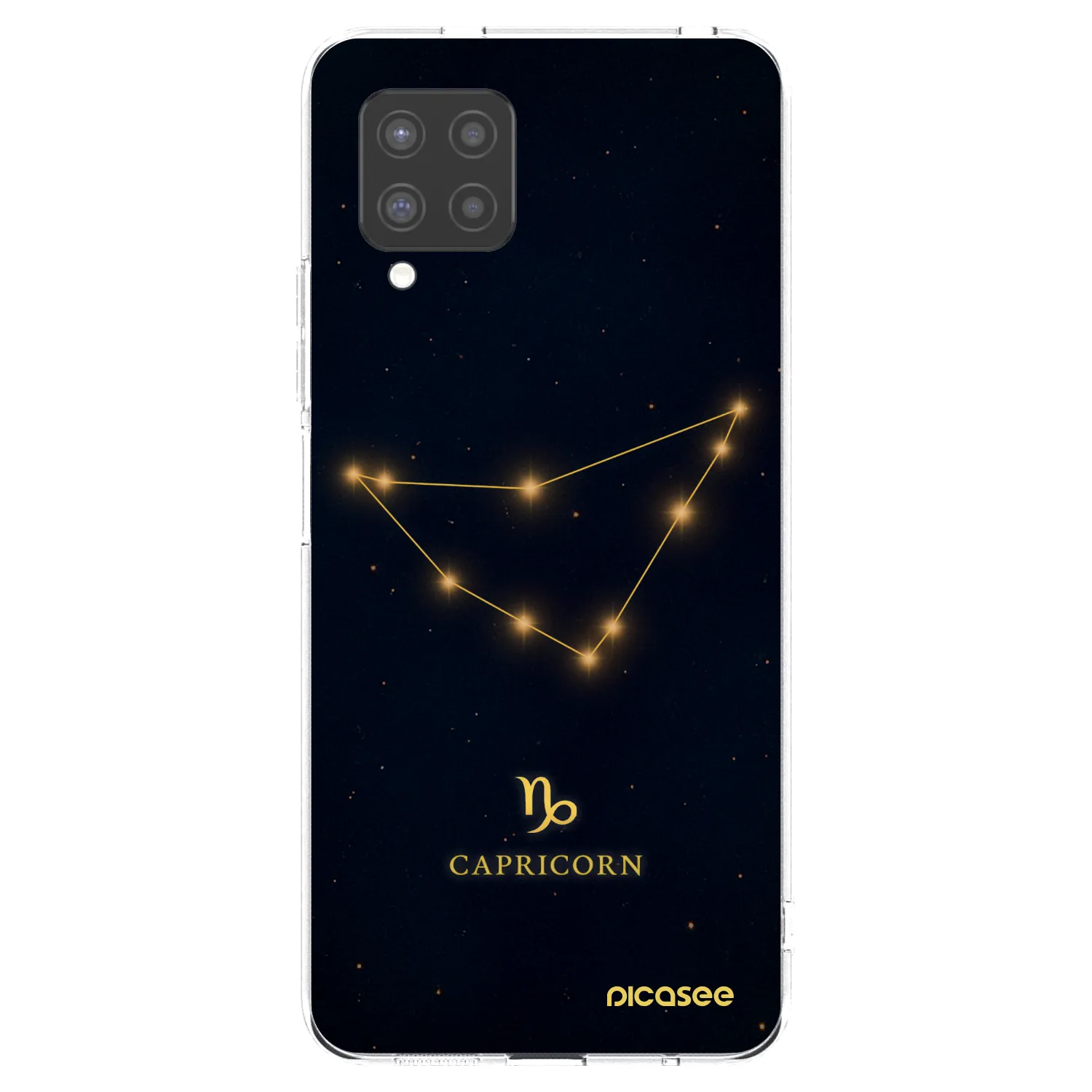 Picasee silikonska prozirna maskica za Samsung Galaxy A42 A426B - CAPRICORN