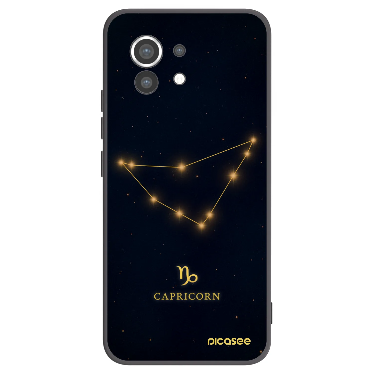 Picasee crna silikonska maskica za Xiaomi Mi 11 - CAPRICORN