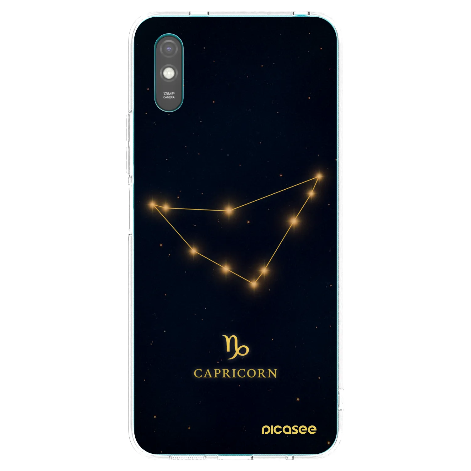 Picasee silikonska prozirna maskica za Xiaomi Redmi 9AT - CAPRICORN