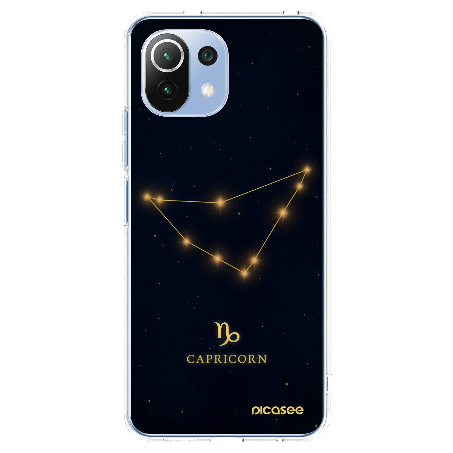 Picasee silikonska prozirna maskica za Xiaomi Mi 11 Lite - CAPRICORN