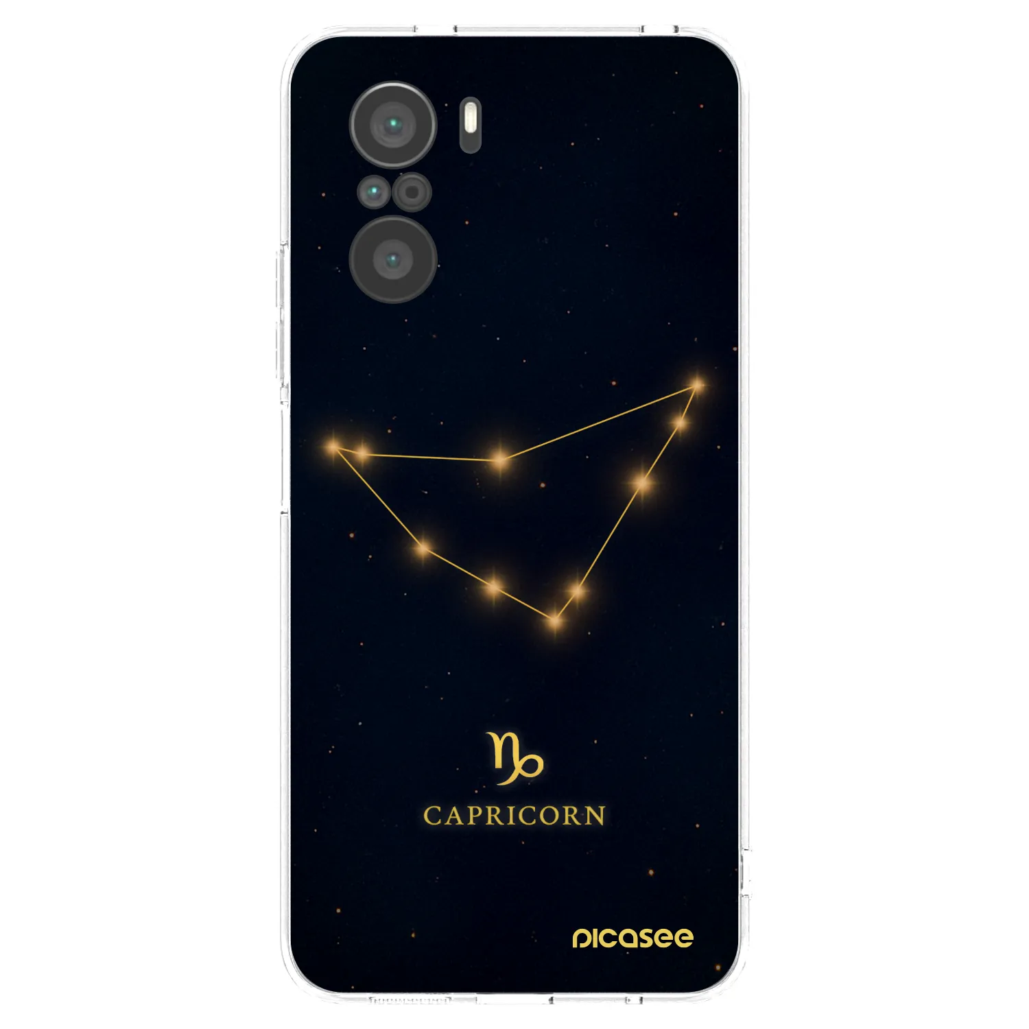 Picasee silikonska prozirna maskica za Xiaomi Poco F3 - CAPRICORN