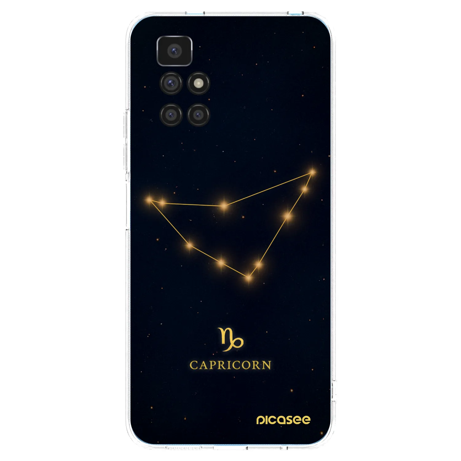 Picasee silikonska prozirna maskica za Xiaomi Redmi 10 - CAPRICORN