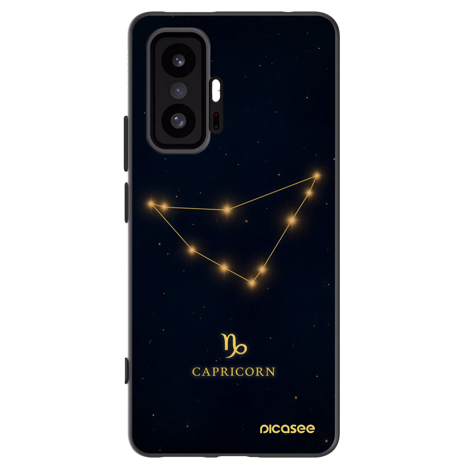Picasee crna silikonska maskica za Xiaomi 11T Pro - CAPRICORN