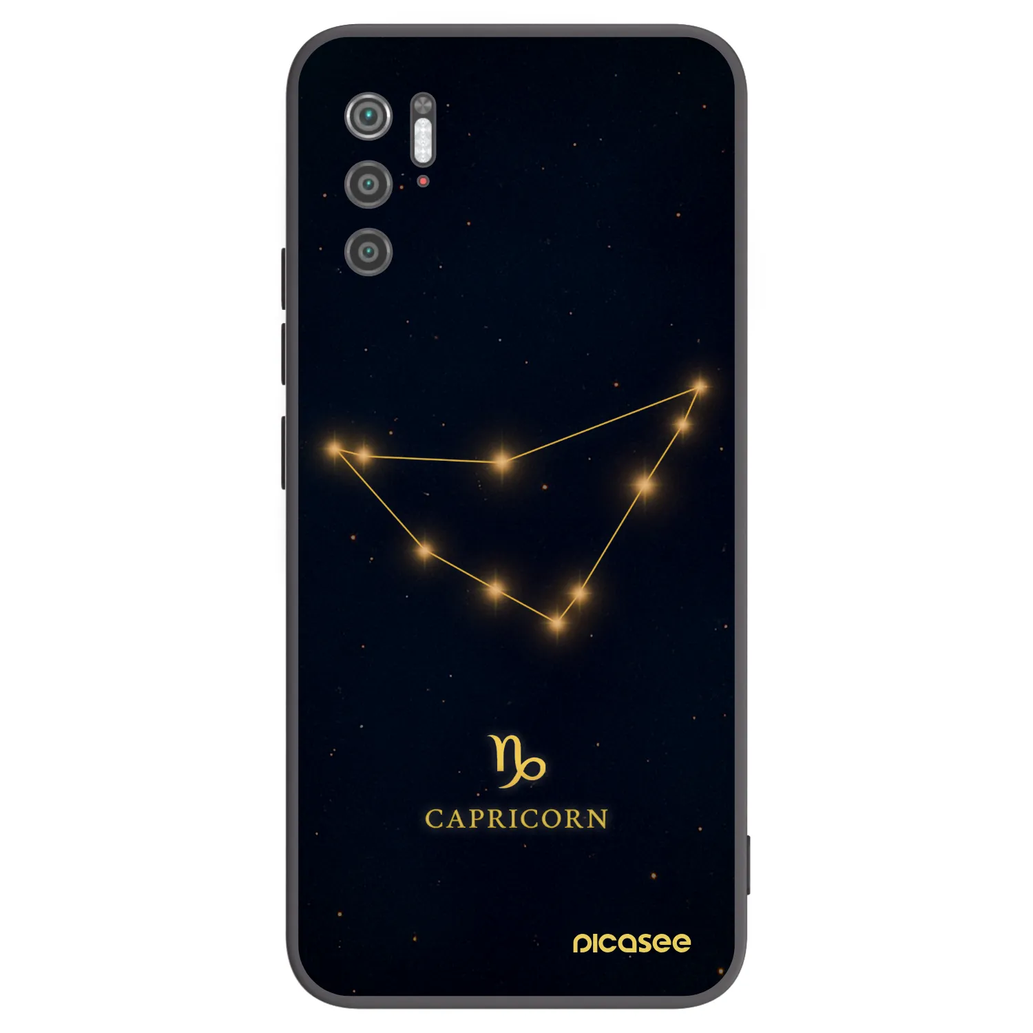 Picasee crna silikonska maskica za Xiaomi Poco M3 Pro 5G - CAPRICORN