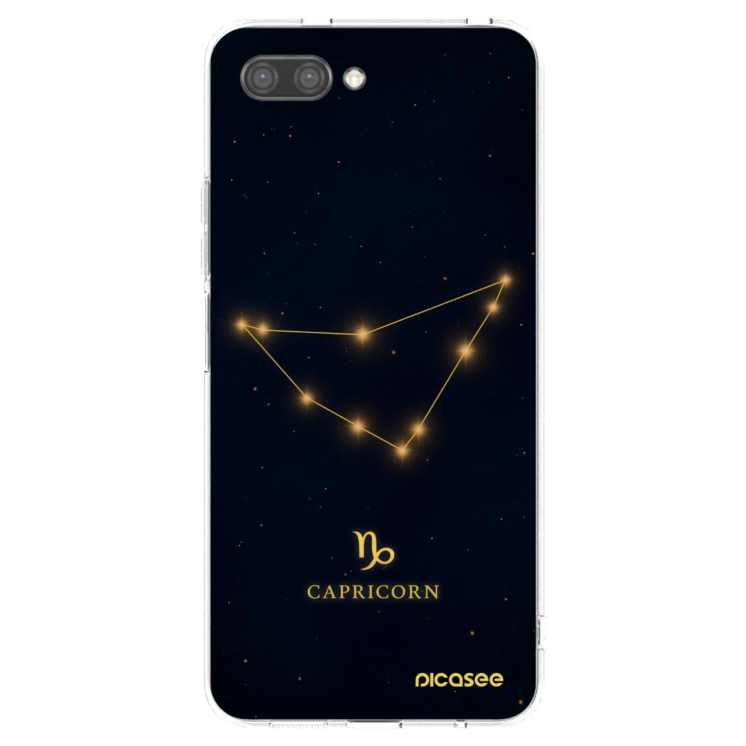 Picasee silikonska prozirna maskica za Honor 10 - CAPRICORN