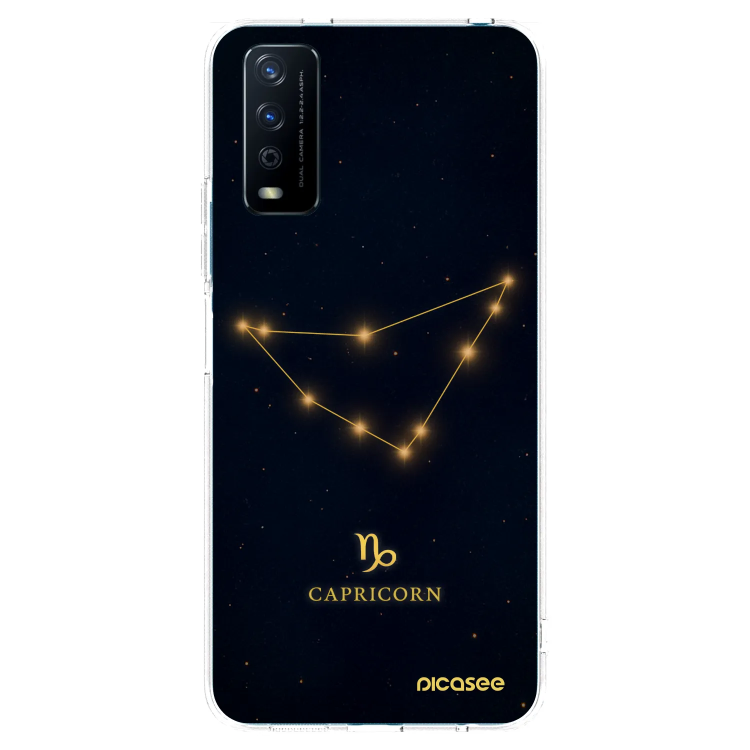 Picasee silikonska prozirna maskica za Vivo Y11s - CAPRICORN