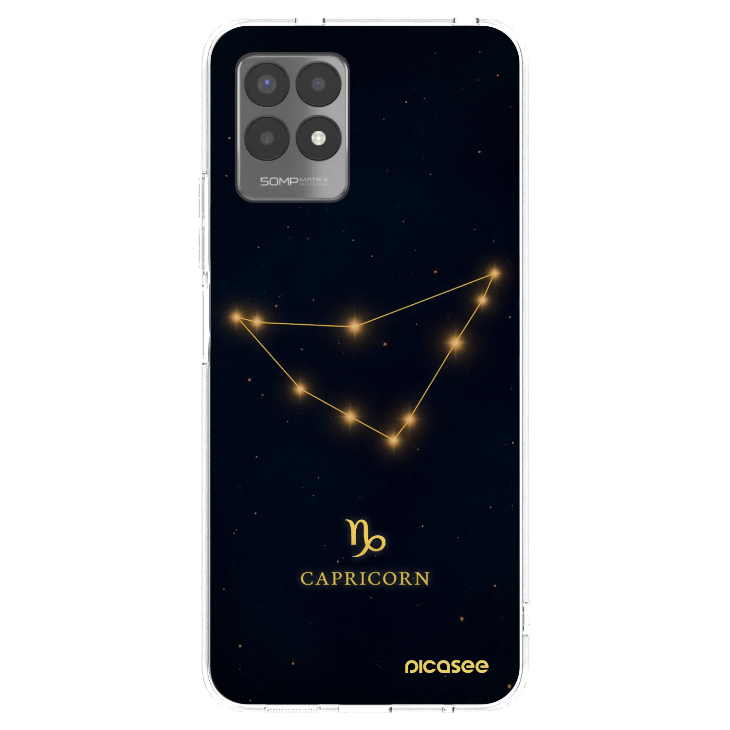 Picasee silikonska prozirna maskica za Realme 8i - CAPRICORN