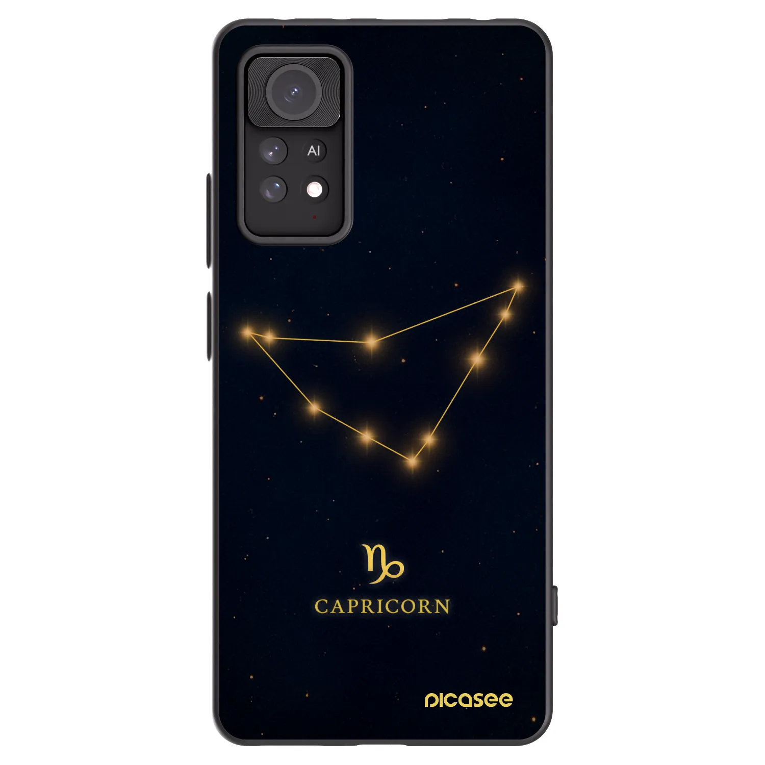 Picasee crna silikonska maskica za Xiaomi Redmi Note 11 Pro - CAPRICORN