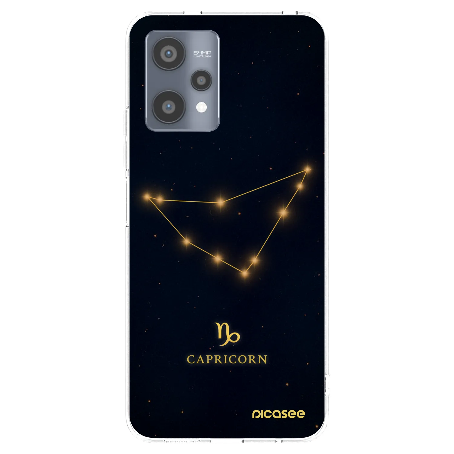 Picasee silikonska prozirna maskica za Realme 9 Pro 5G - CAPRICORN