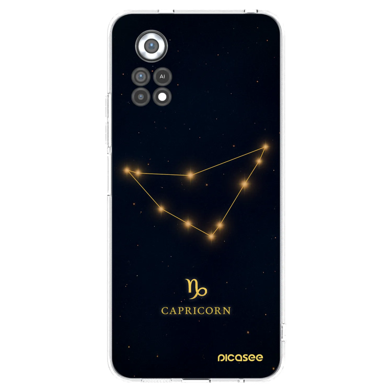 Picasee silikonska prozirna maskica za Xiaomi Poco X4 Pro 5G - CAPRICORN
