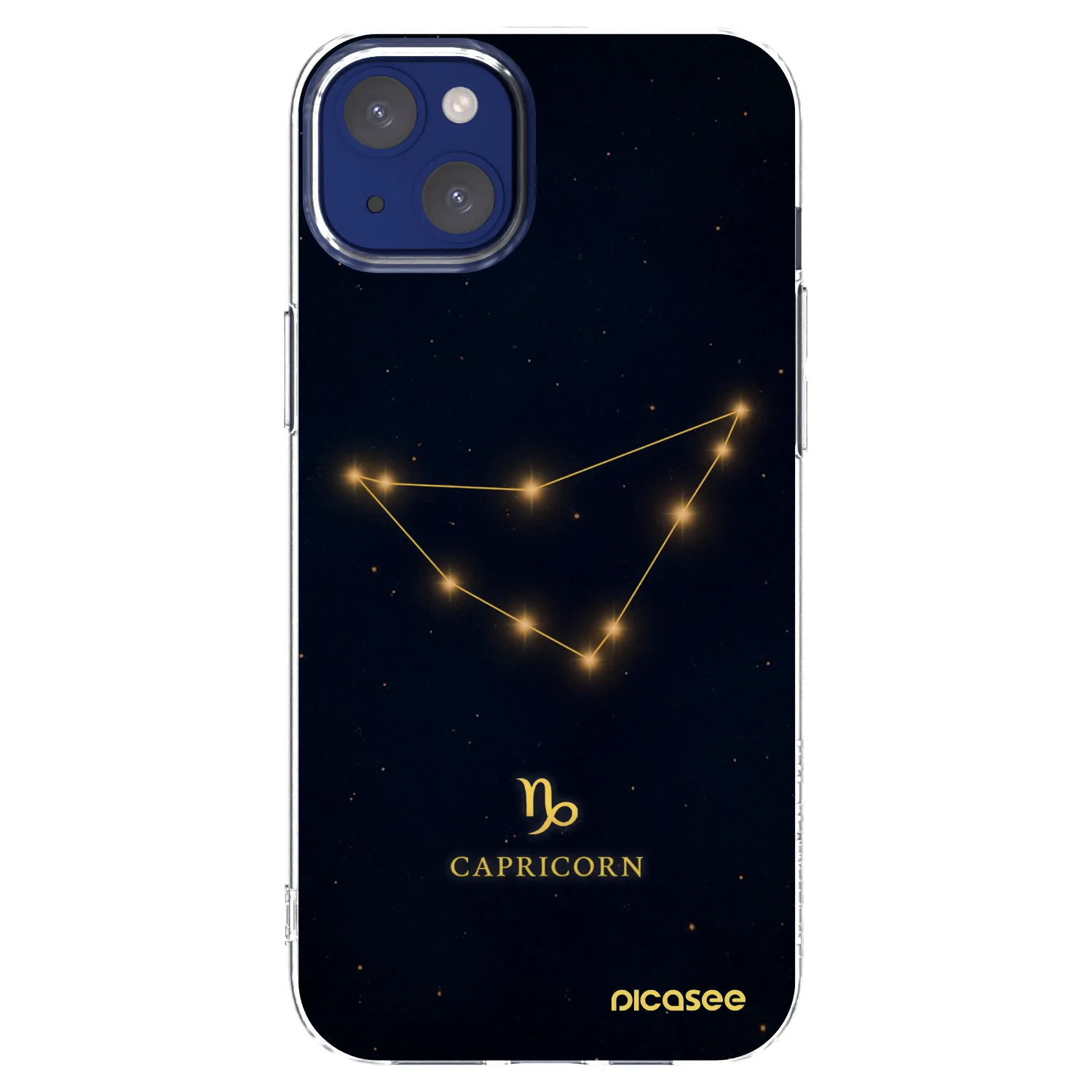 Picasee silikonska prozirna maskica za Apple iPhone 14 Plus - CAPRICORN