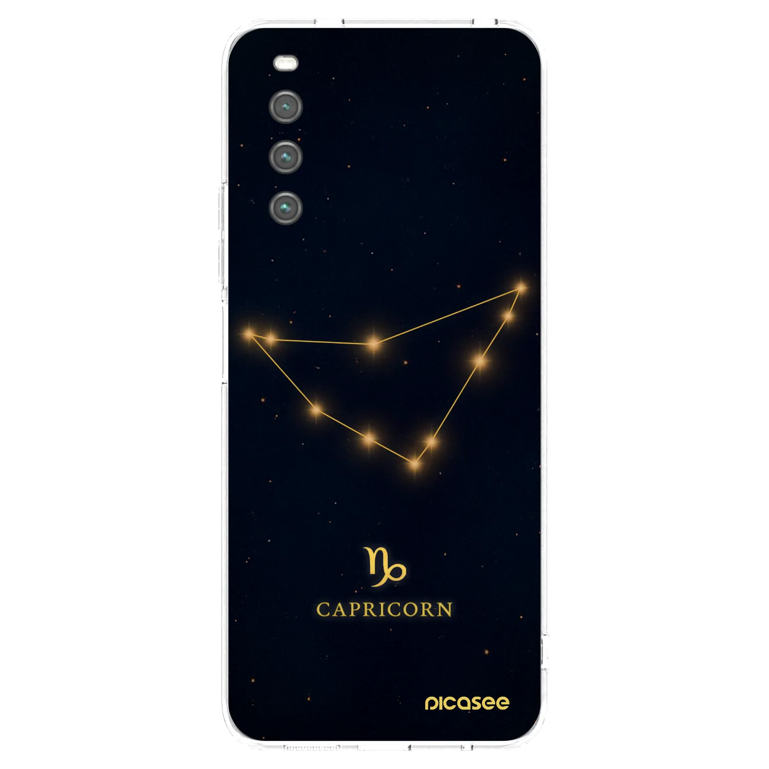Picasee silikonska prozirna maskica za Sony Xperia 10 IV 5G - CAPRICORN